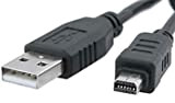 Di alta qualità - cavo USB per Olympus Fotocamere digitali - Cavo USB cb-usb5/cb-usb6 - funziona con Olympus scala SP310, ...