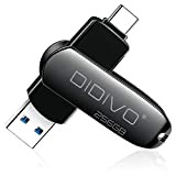 DIDIVO Chiavetta USB 256GB, Pen Drive USB 3.0 2 in 1 Type C Dual OTG Flash Drive Pennetta USB 256 ...