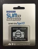 Digigear Slim CF compatibile: SD SDHC SDXC wifi-sd Eyefi a tipo i Compact Flash card