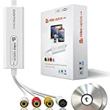 DIGITNOW! USB 2.0 Video Capture Card Pro Version Convertitore da VHS a digitale 1080P 30Hz, adatto per Mac OS, iPad, ...