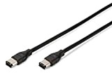 DIGITUS CABLE FIREWIRE 400 6PIN S/S 3.0M IEEE 1394-2008 NEGRO