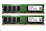 DILC, RAM DDR2 DIMM 2GB, 2 Memorie RAM per Computer Fisso, 800Mhz, PC2-6400 (240 Pin), Alta Compatibilità con Computer con ...