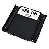 Disco rigido SSD da 480 GB, con telaio da incasso (2,5" a 3,5") compatibile con scheda madre ASRock H270 Pro4, ...