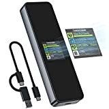 DOCKCASE Smart Case SSD M.2 NVME Adattatore, Supporto 5s Power Loss Protect, USB 3.2 Gen 2 Hard Drive Enclosure, 10Gbps ...