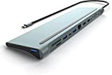 Docking station USB C doppio monitor con 4K HDMI, VGA, 100 W PD, USB-C, Gigabit Ethernet, 3 USB, SD/TF, compatibile ...