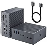 Docking Station USB C per MacBook Pro/Air, FAMILYCRAZY 16 in 1 Laptop Dock USB 3.0, Triple Display con 4K HDMI, ...