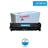 DOREE Compatibile CF381A 312A Cartucce di Toner per HP Color Laserjet Pro MFP M476 M476dn M476nw M476dw - Ciano, 1 ...