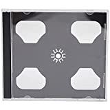 Dragon Trading® - Custodia Jewel Case doppia per CD/DVD, da 10,4 mm di spessore, con scomparto interno di colore nero ...