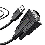 DriverGenius USB232A-B | Adattatore USB a Seriale RS-232 con 3 X LEDs