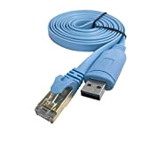 DSD TECH SH-RJ45P Cavo da USB a console con chip PL2303GT per router Cisco Switch 1.8M / 5.9FT