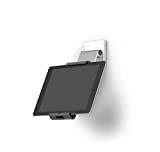 Durable 893523 Tablet Holder Wall Pro, Porta Tablet da Parete a Inclinazione Variabile, 80 x 65 x 270 mm, Argento