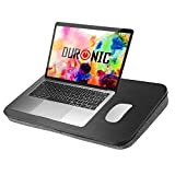 Duronic DML412 Supporto Laptop con imbottitura | Piattaforma Tablet con cuscino e maniglia integrata | Scrivania portatile | Vassoio ergonomico ...