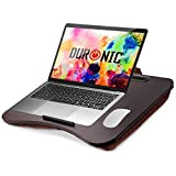 Duronic DML432 Supporto Laptop con imbottitura | Piattaforma Tablet con cuscino e maniglia integrata | Scrivania portatile | Vassoio ergonomico ...