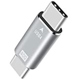 Duttek Adattatore da USB 4 a USB C, adattatore USB 4 maschio a PD USB tipo C maschio supporta trasmissione ...