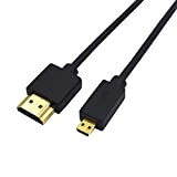 Duttek cavo da HDMI a micro HDMI, estremamente sottile e flessibile da Micro HDMI maschio a HDMI maschio per 1080P, ...