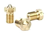 E3D Genuine Brass Nozzle Triple Pack 0.4mm, 0.6mm for V6 HotEnd 3D Printer (1.75mm, 0.4mm)