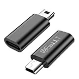 EasyULT Adattatore da USB C a Mini USB 2.0 2 Pack, Adattatore da Mini USB a USB C per la ...