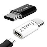EasyULT Adattatore USB C a Micro USB [2 Pack], USB Type C (Maschio) a Micro USB (Femmina) Adattatore Trasferimento Dati, ...