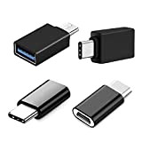 EasyULT Adattatore USB C a Micro USB Femmina[2 Pack], con Adattatore da USB C a USB 3.0[2 Pezzi], Adattatore OTG, ...