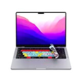 Editors Keys - Cover per tastiera Final Cut Pro da 14" e 16" per MacBook Pro 2021+100 tasti di scelta ...