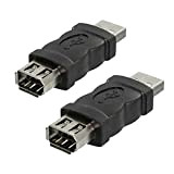 eightNice Firewire IEEE 1394 Convertitore adattatore da 6 pin femmina a USB (2Pcs)