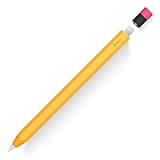 Elago Custodia Classica Pencil Compatibile con Apple Pencil 1a Generazione Cover, Design Classico, Presa Perfetta, Pelle Protettiva, Silicone Premium (Giallo)