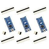 ELEGOO 3 Pezzi Nano Scheda di Microcontrollore (Kit di 3) Compatibile con Arduino IDE
