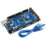 ELEGOO Mega R3 Board Microcontrollore con Cavo USB Compatibile con UNOR3 Blu