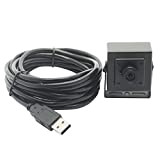 ELP 5MP Webcam USB Mini Camera,1944P USB con fotocamera,grandangolare 100 gradi senza distorsione sensore MI5100 webcam USB, Plug and Play ...