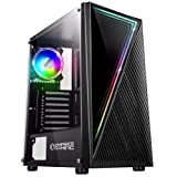 EMPIRE GAMING - Case PC Gamer Crystal - ARGB Mid-Tower ATX , Micro ATX e ITX - Frontale 3D Effetto ...