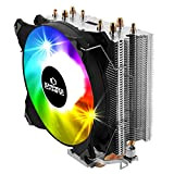EMPIRE GAMING - Guardian S-V100 Dissipatore per CPU PC Gaming -Ventole RGB SYNC Indirizzabile - Ventilatore di Processore Alluminio 4 ...