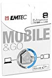 EMTEC USB-STICK 8 GB T250 USB 2.0 MICRO-USB DUAL