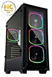 enermax STARRYFORT SF30 RGB ECA-SF30-M1BB-ARGB case gaming RGB direzionabili vetro temperato ATX, micro ATX, mini ITX, nero