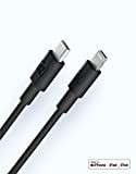 equinux Tizi Flip Ultra - USB-C to Lightning Cable (50cm, Black) Apple MFi Certified, PD Power Delivery Cable for Fast ...