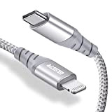 ESR Cavo da USB C a Lightning,(2 m, Certificato MFi),Cavo Intrecciato in Nylon, Ricarica Veloce PD per iPhone 14/14 Plus/14 ...