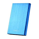 External Hard Drive 2TB,External Solid State High-Speed Hard Drive,Portable External Hard Drive 2TB for PC, Laptop Compatible with Mac/Windows(2TB Blue)