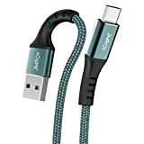 Extra lungo Cavo USB C 3M Cavo USB Tipo C Nylon Ricarica Rapida per Samsung Galaxy S21 Ultra,Note 20,Z Fold ...