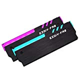 EZDIY-FAB 12V Memoria RAM RGB Cooler DDR Radiatore per PC Fai da Te Game Overclocking MOD DDR3 DDR4 (Compatibile con ...