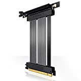 EZDIY-FAB [20cm PCIE 4.0 16x Cavo Riser ad Alta velocità Estremo PCI Express Port GPU Extension Card-Connettore ad Angolo Retto