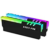 EZDIY-FAB RGB Indirizzabile DDR Memoria RAM Raffreddamento Dissipatore di Calore Canotto Radiante Dissipazione per PC Gioco Overclocking MOD DDR3 DDR4-Compatibile ...