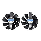 Fan della Scheda Grafica CF1015H12D Ventola di Raffreddamento Fit for Sapphire Radeon RX 470 480 580 570 Nitro Mining Edition ...