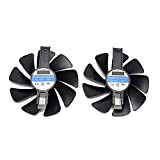 Fan della Scheda Grafica Fit for CF1015H12D Ventola di Raffreddamento per Sapphire Radeon RX 470 480 580 570 Nitro Mining ...