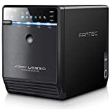 FANTEC QB-35US3-6G Box Case Esterno per 4x Hard Disk SATA I/II/III da 8,89 cm (3,5 pollici), Porte USB 3.0 e ...