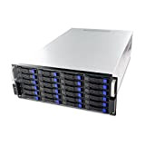 Fantec SRC-4240X07 Rack Black, Silver computer case - Computer Cases (Rack, Server, SECC, Steel, ATX,CEB,EATX,EEB,Mini-ATX, Black, Silver, 4U)