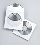Fellowes 90690 custodia CD/DVD Custodia a tasca 1 dischi Trasparente, Bianco