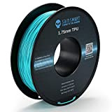 Filamento flessibile in TPU SainSmart per stampa in 3D, 1,75 mm, 0,8 kg, precisione dimensionale +/- 0,05 mm, colore: ciano ...