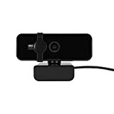 Fotocamera PC 1080p, 30fps 1920x1080 USB 2.0 Microfono Integrato Plug And Play Webcam con Coperchio per Fotocamera, Supporto Rotazione di ...