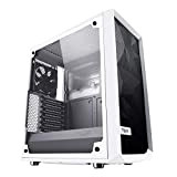 Fractal Design Meshify C - Compact Mid Tower Computer Case - Airflow/Cooling - 2x Fans included - PSU Shroud - ...