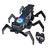 Freenove Robot Ant Kit (Compatible with Arduino IDE), Dot Matrix Expressions, Ultrasonic Obstacle Avoidance, Colorful Lights, IR Remote, App, STEM ...