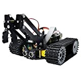 Freenove Tank Robot Kit for Raspberry Pi 4 B 3 B+ B A+, Crawler Chassis, Grab Objects, Ball Tracing, Line ...